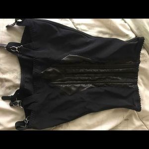 Black WKD Girdle Longline Glamour Nouveau.